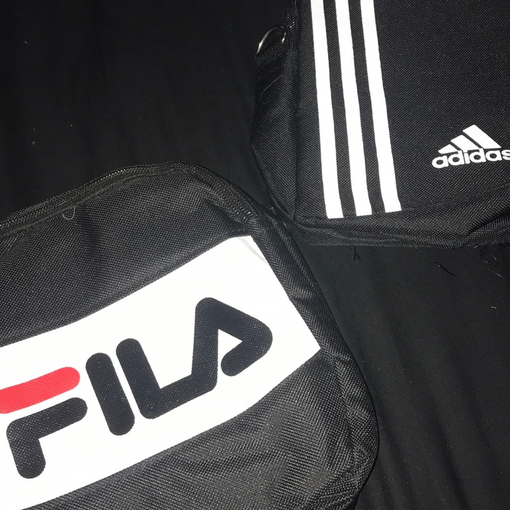 Filas and adidas Side bags